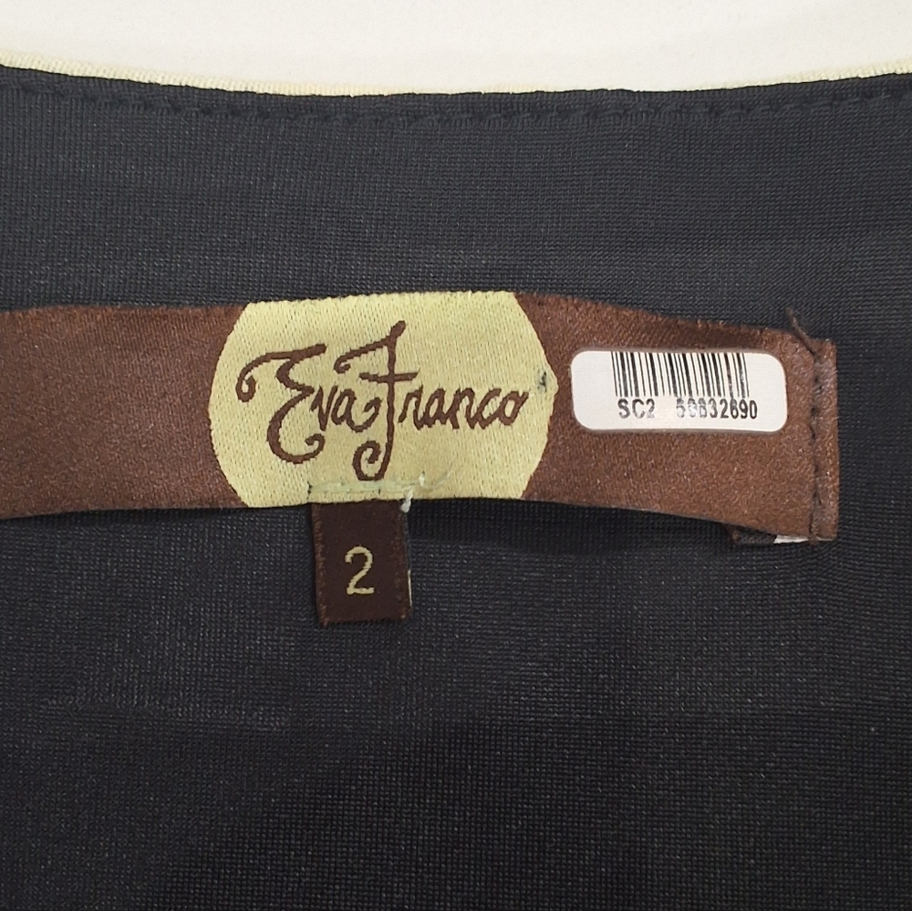 Eva Franco~Womens Anthropologie Goya Sleeveless Sheath Dress~Polka Dot~Ruffle~2 - Picture 3 of 9